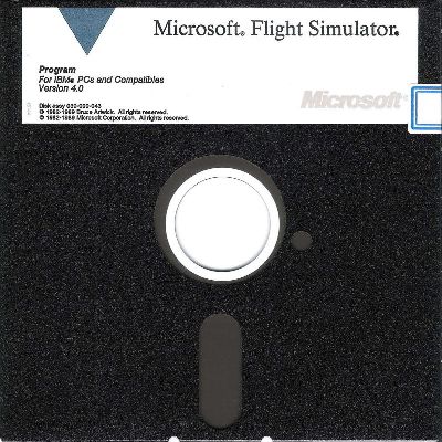 Archivo:Microsoft Flight Simulator 4.0 - Disquete Programa.jpg