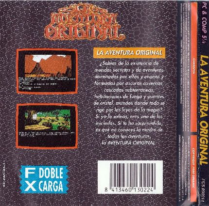 Archivo:La Aventura Original - Trasera PC 5.25.jpg