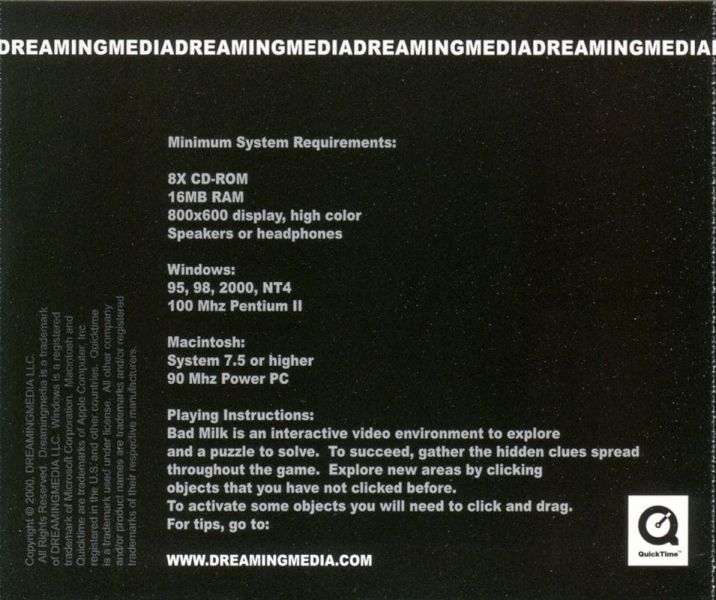 Archivo:Bad Milk - Trasera.jpg