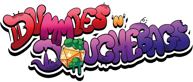 Archivo:Dummies 'n' Douchebags - Logo.png