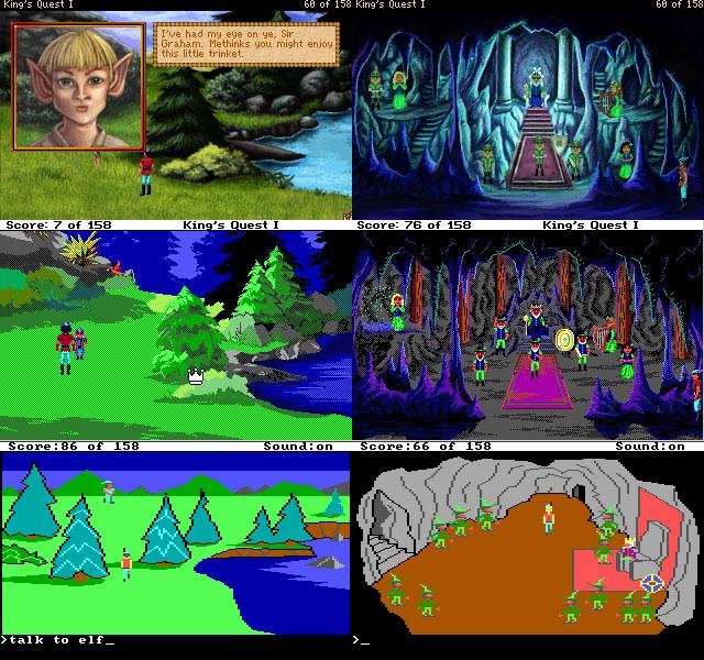 King's Quest I - Quest for the Crown (2001, Tierra Entertainment) - Diferencias.png.jpg