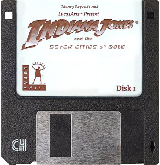 Archivo:Indiana Jones and the Seven Cities of Gold - Disc.png