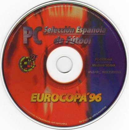 Archivo:PC Seleccion Española de Futbol - Eurocopa'96 - CD.jpg