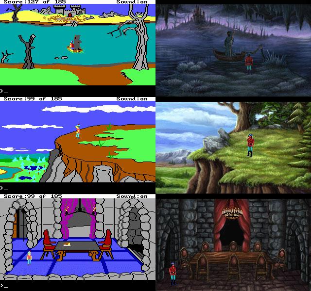 King's Quest II - Romancing the Stones - Diferencias.jpg