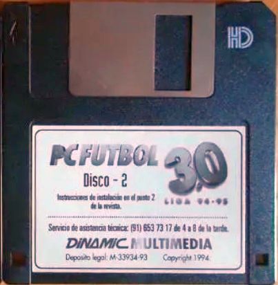 Archivo:PC Futbol 3.0 - Disquete 2.jpg