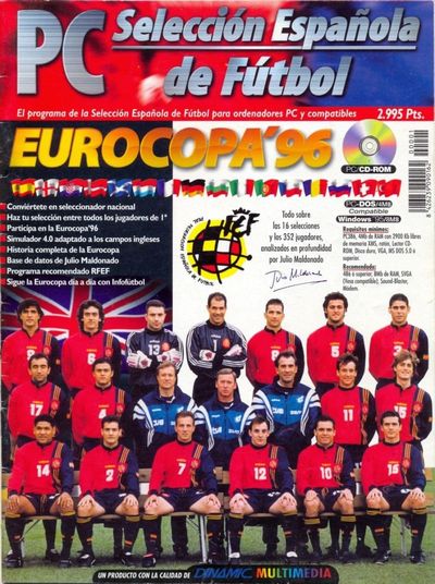 Archivo:PC Seleccion Española de Futbol - Eurocopa'96 - Portada.jpg