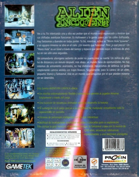 Archivo:Alien Incident - Trasera.jpg