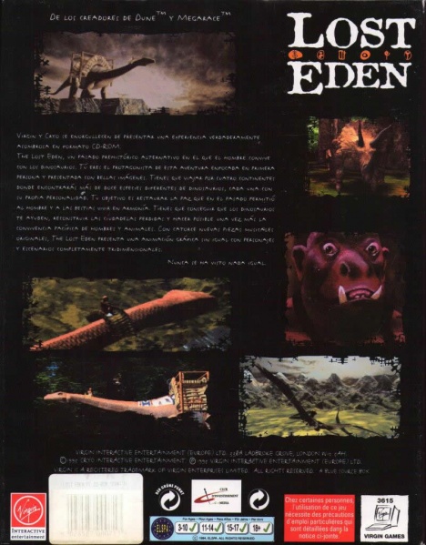 Archivo:Lost Eden - Trasera.jpg